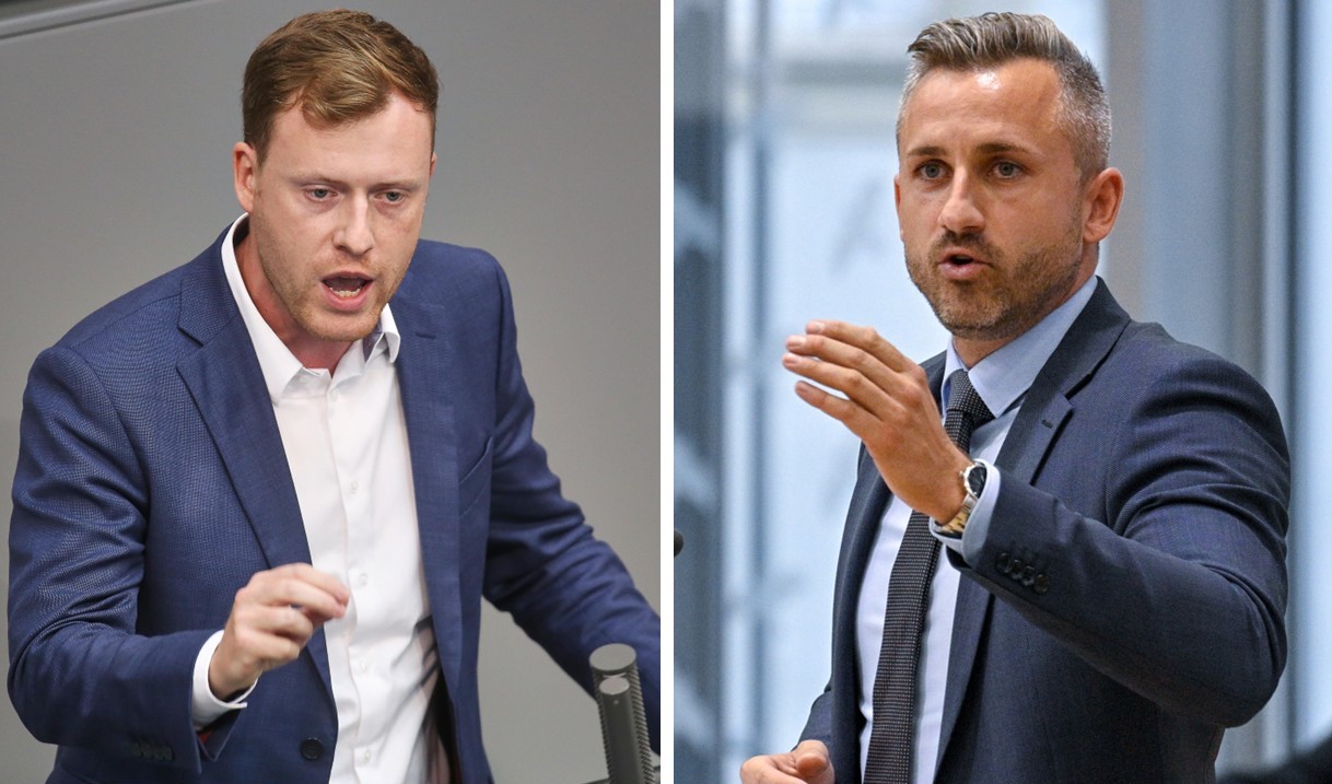 Verhagelt Ex-Generalsekretär Jan Wenzel Schmidt (links) dem AfD-Spitzenkandidaten Ulrich Siegmund den Wahlkampf in Sachsen-Anhalt?