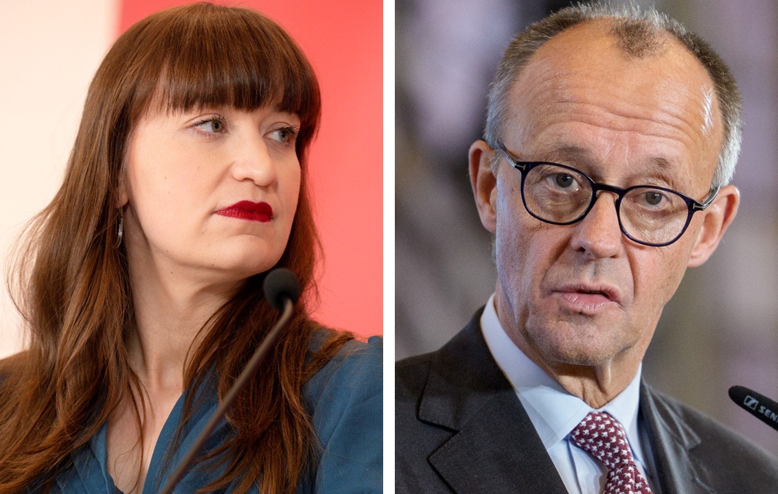 Linksfraktions-Chefin Heidi Reichinnek rettet Kanzler Friedrich Merz (CDU) die Mehrheit beim Rentenpaket.