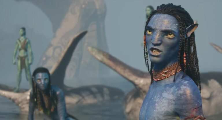 Auch im dritten "Avatar"-Film gibt es die blauen Eingeborenen-Aliens zu bestaunen.