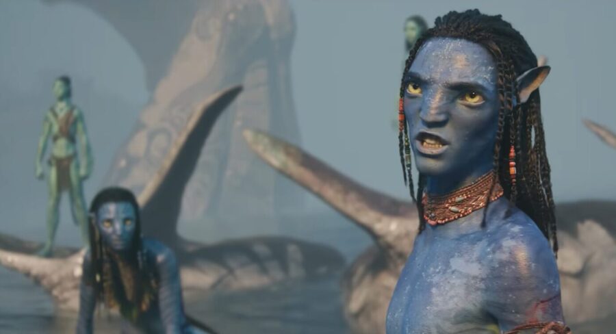 Auch im dritten "Avatar"-Film gibt es die blauen Eingeborenen-Aliens zu bestaunen.
