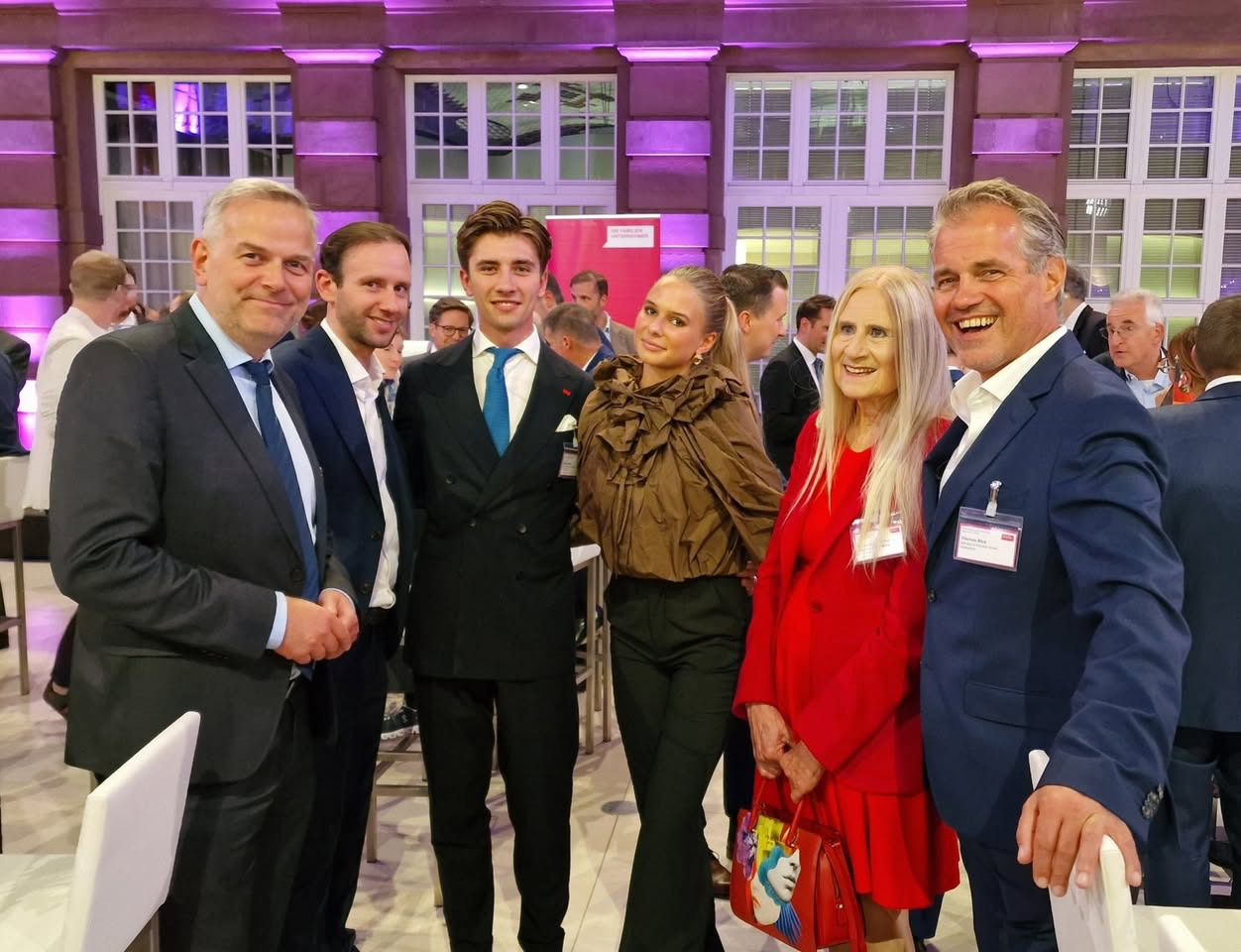 Leif-Erik Holm (l.) während des Parlamentarischen Abends der Familienunternehmer. Foto: Leif-Erik Hom