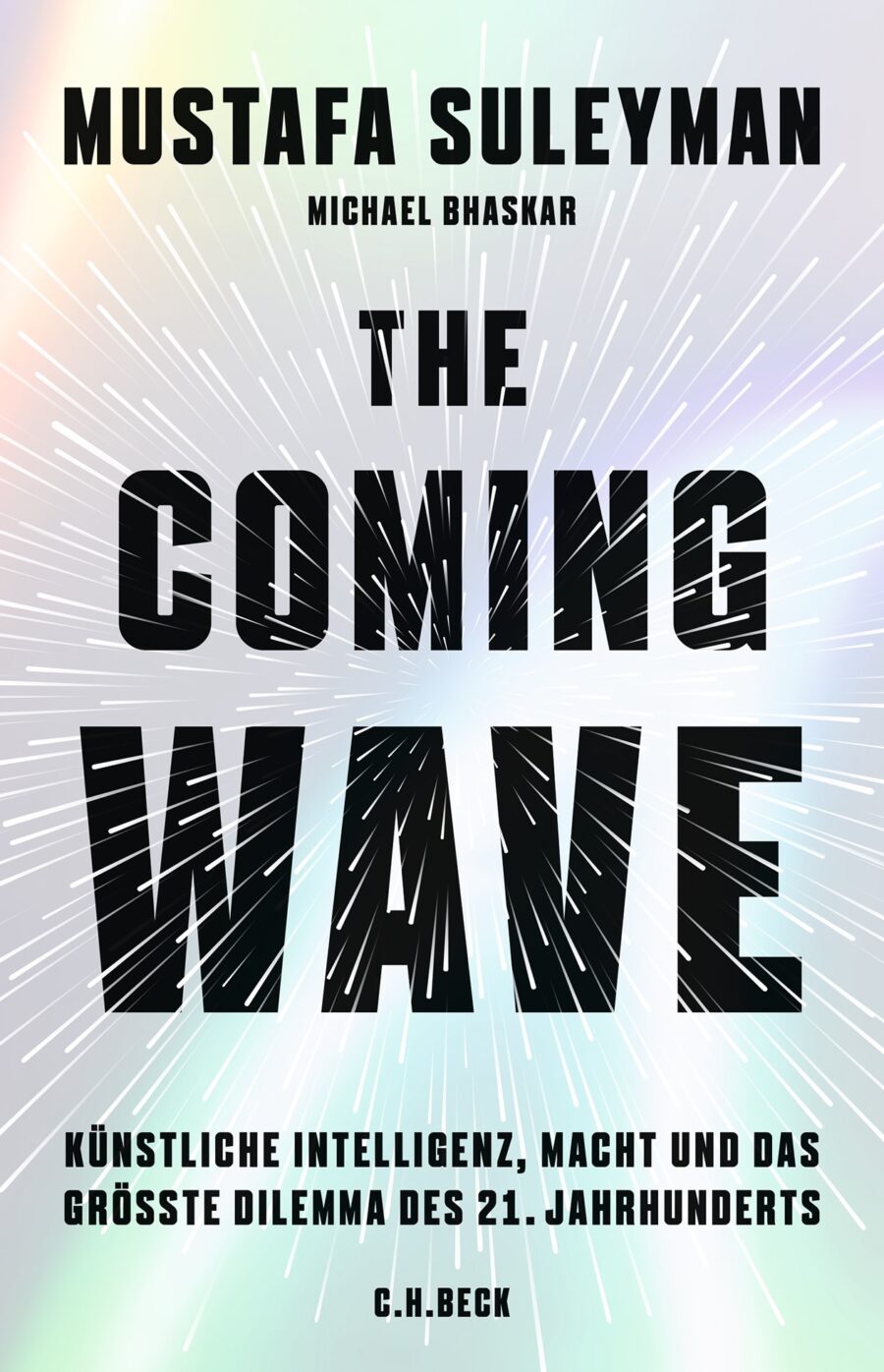 Mustafa Suleyman, Michael Bhaskar: The Coming Wave. Künstliche Intelligenz, Macht und das größte Dilemma des 21. Jahrhunderts, C. H. Beck, München 2024 (4. Auflage 2025), gebunden, 377 Seiten, 28 Euro