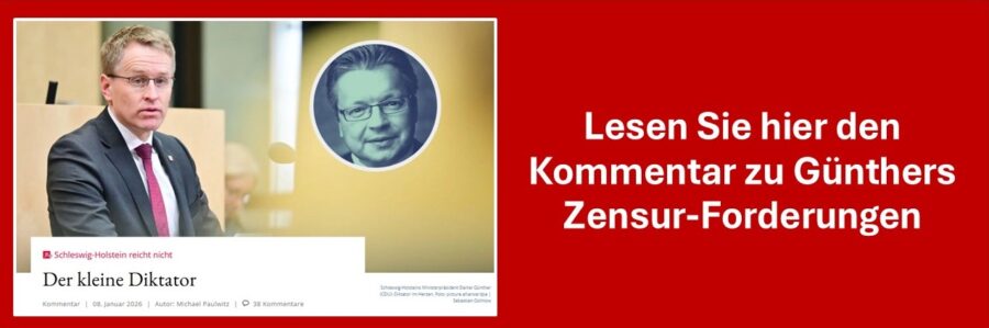 Daniel Günthers Zensur-Forderungen