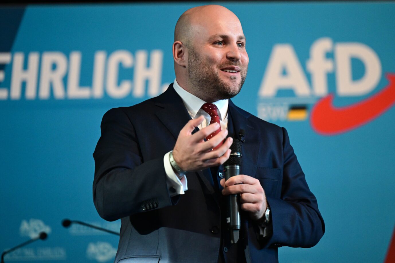 Bisher hinter der Brandmauer: AfD-Spitzenkandidat Markus Frohnmaier.