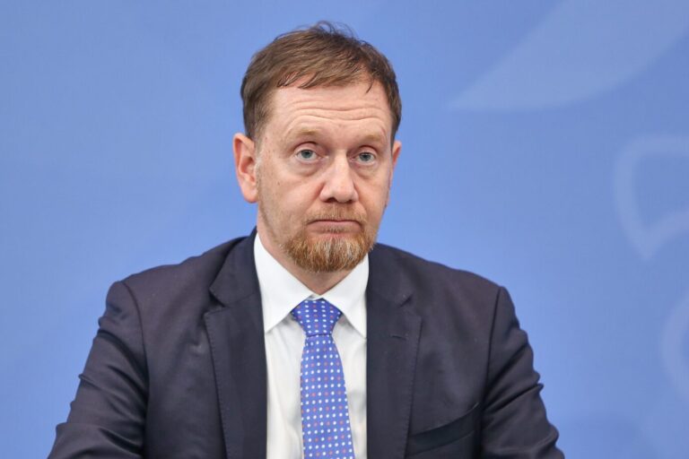 Der sächsische Ministerpräsident Michael Kretschmer von der CDU