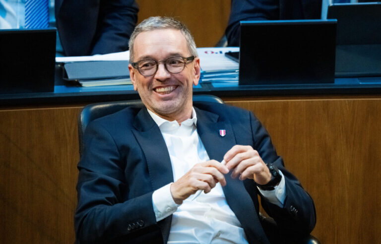 Präsentierte den neuen Radiosender selbst: FPÖ-Chef Herbert Kickl. Foto: picture alliance / GEORG HOCHMUTH / APA /