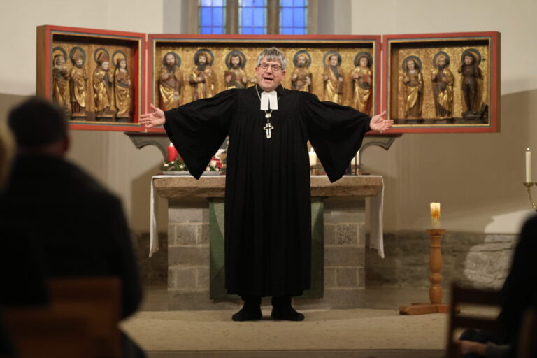 Der Landesbischof der Evangelischen Kirche in Mitteldeutschland, Friedrich Kramer
