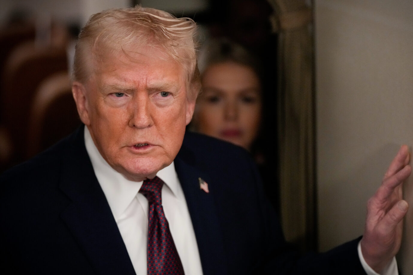 Klare Worte an das Mullah-Regime im Iran: US-Präsident Donald Trump. Foto: picture alliance / ASSOCIATED PRESS | Julia Demaree Nikhinson