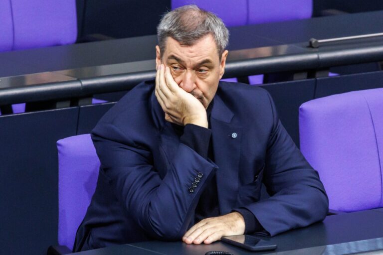 Frustriert über den Reformunwillen von CDU und SPD: CSU-Chef Markus Söder.