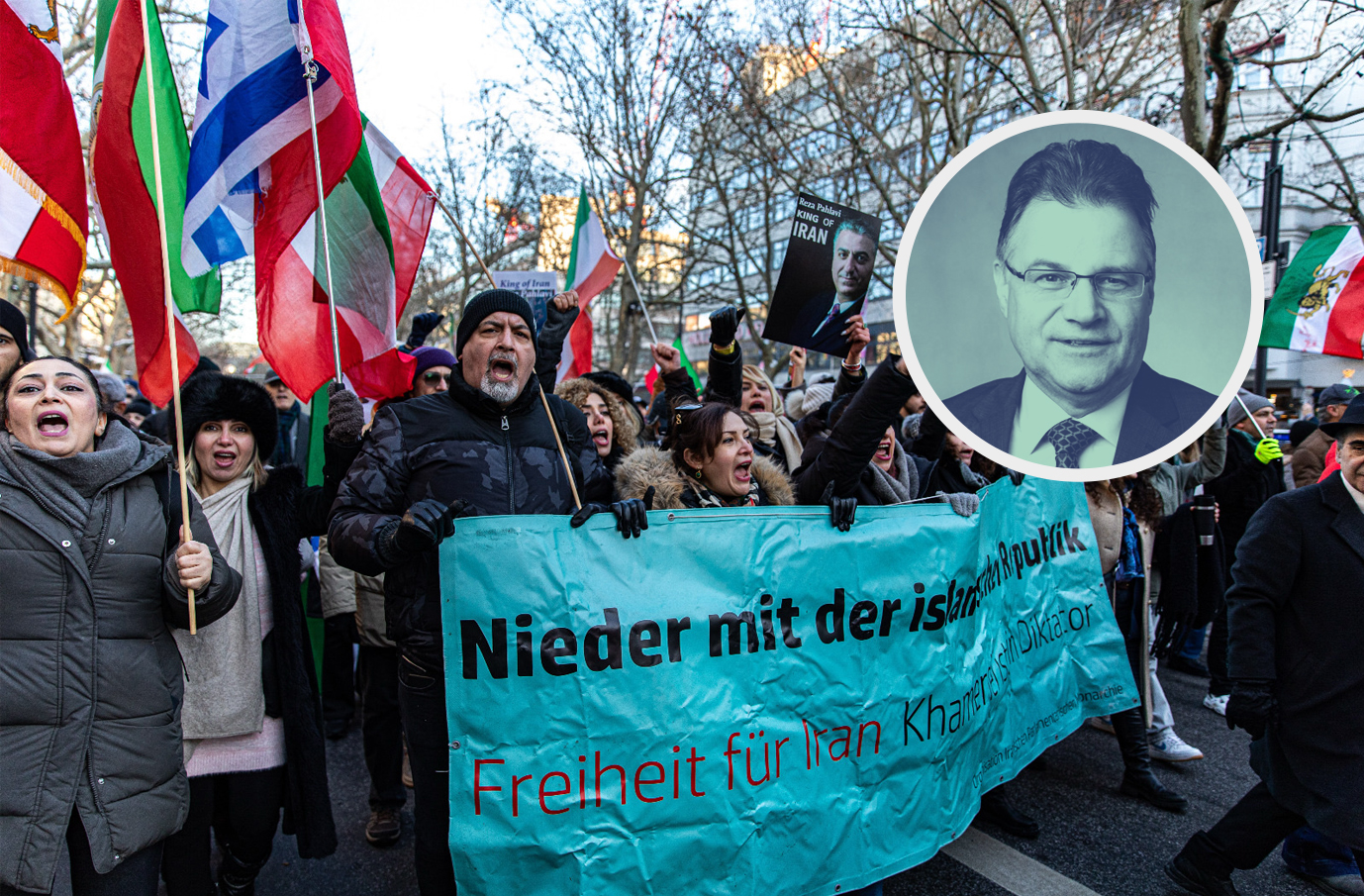 Demonstrationen in Berlin gegen das Mullah-Regime: Deutschland sollte die Iraner unterstützen. Foto: picture alliance / ZUMAPRESS.com | Michael Kuenne