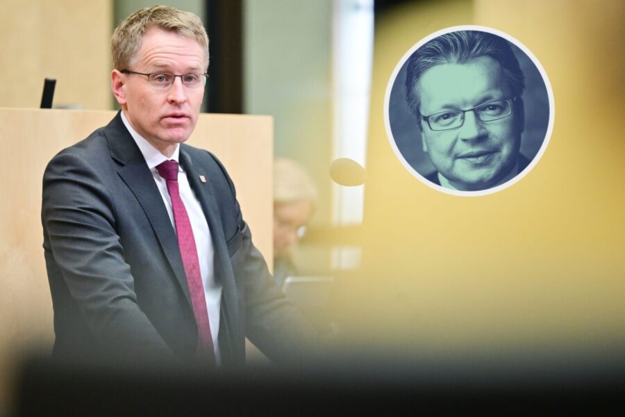 Das Bild zeigt den Ministerpräsidenten von Schleswig-Holstein, Daniel Günther von der CDU.