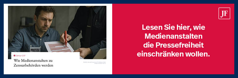 Lesen Sie hier, wie Medienanstalten die Pressefreiheit einschränken wollen