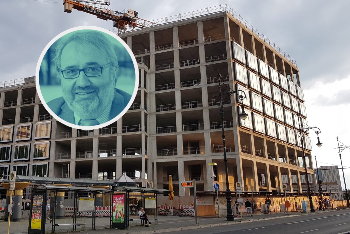 Eine Baustelle in Berlin-Halensee: Wohnungspreise in Deutschland sind höher als in Österreich. (Themenbild/Symbolbild/Collage)