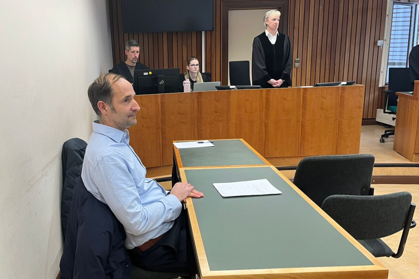 Philipp Ruch, Leiter beim Zentrum für Politische Schönheit, im Amtsgericht Tiergarten
