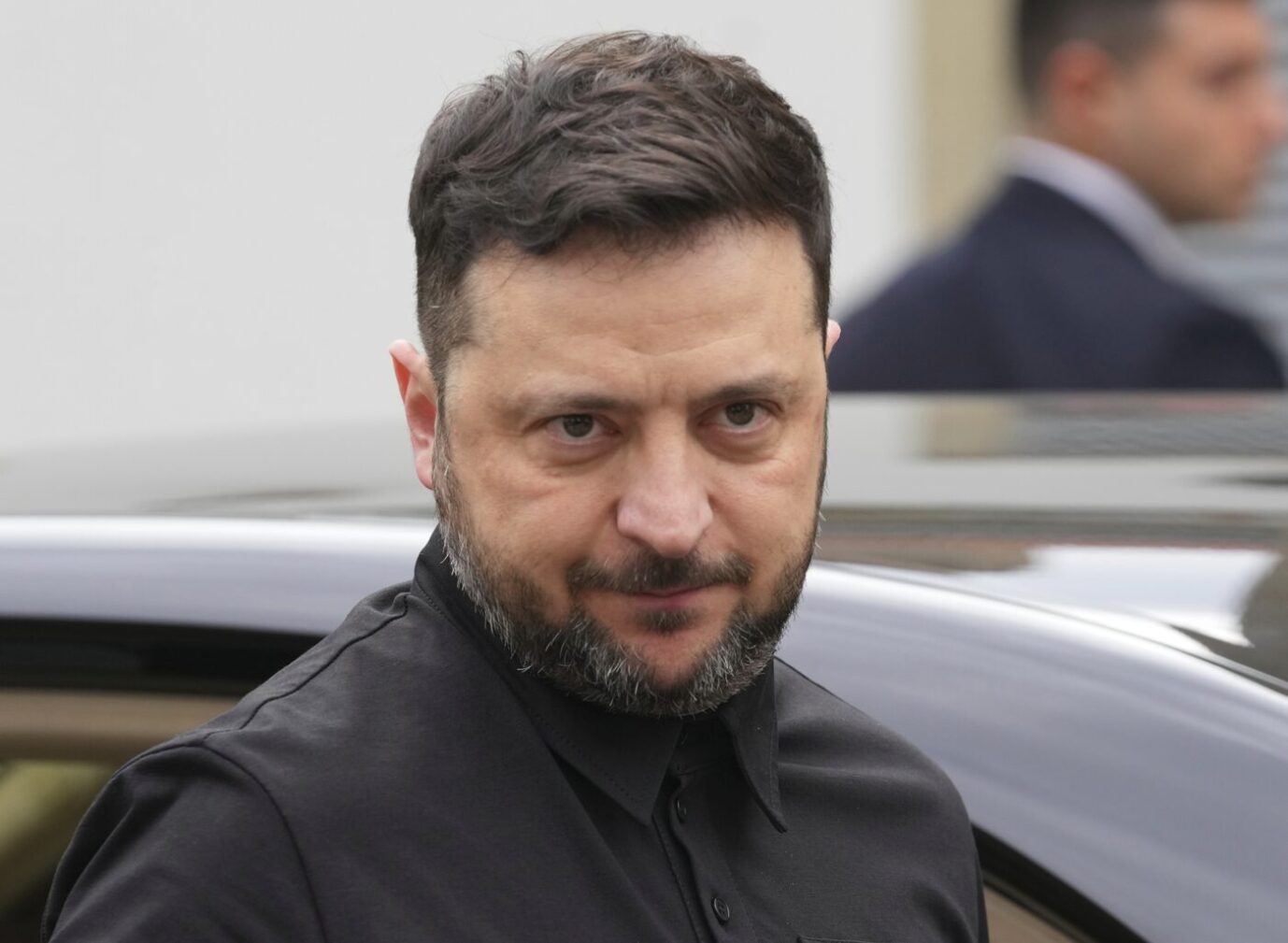 Blickt den nächsten Wochen mit Optimismus entgegen: Der Präsident der Ukraine, Wolodymyr Selenskyj. Foto: picture alliance / ASSOCIATED PRESS | Petros Karadjias