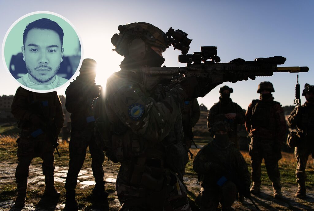 Ziel des Intermarium-Konzeptes vorweg genommen: Schon heute trainieren ukrainische Soldaten mit denen anderer ost- und westeuropäischer Länder.