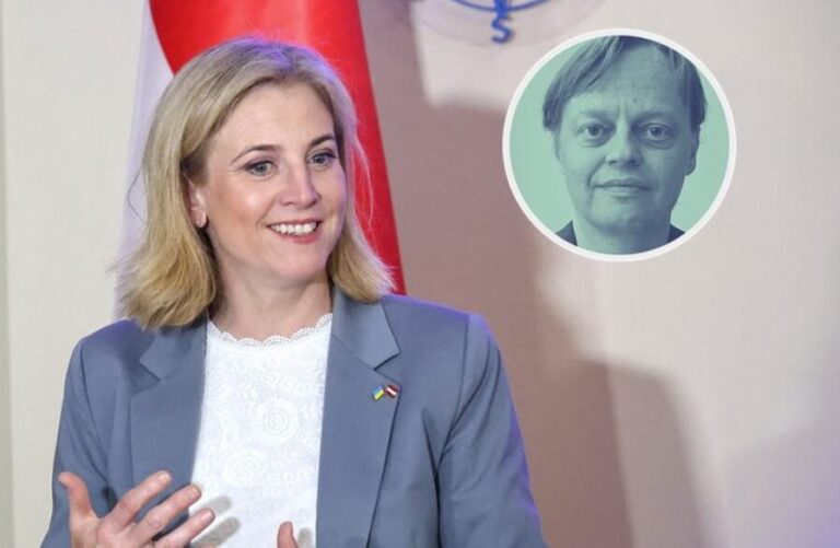 Bekam eine hohe Auszeichnung aus Kiew: Österreichs Außenministerin Beate Meinl-Reisinger. Foto: picture alliance / abaca | Lyashonok Nina/Ukrinform/ABACA