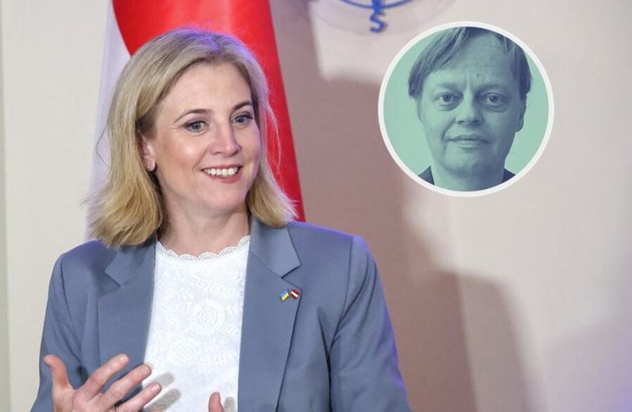 Bekam eine hohe Auszeichnung aus Kiew: Österreichs Außenministerin Beate Meinl-Reisinger. Foto: picture alliance / abaca | Lyashonok Nina/Ukrinform/ABACA