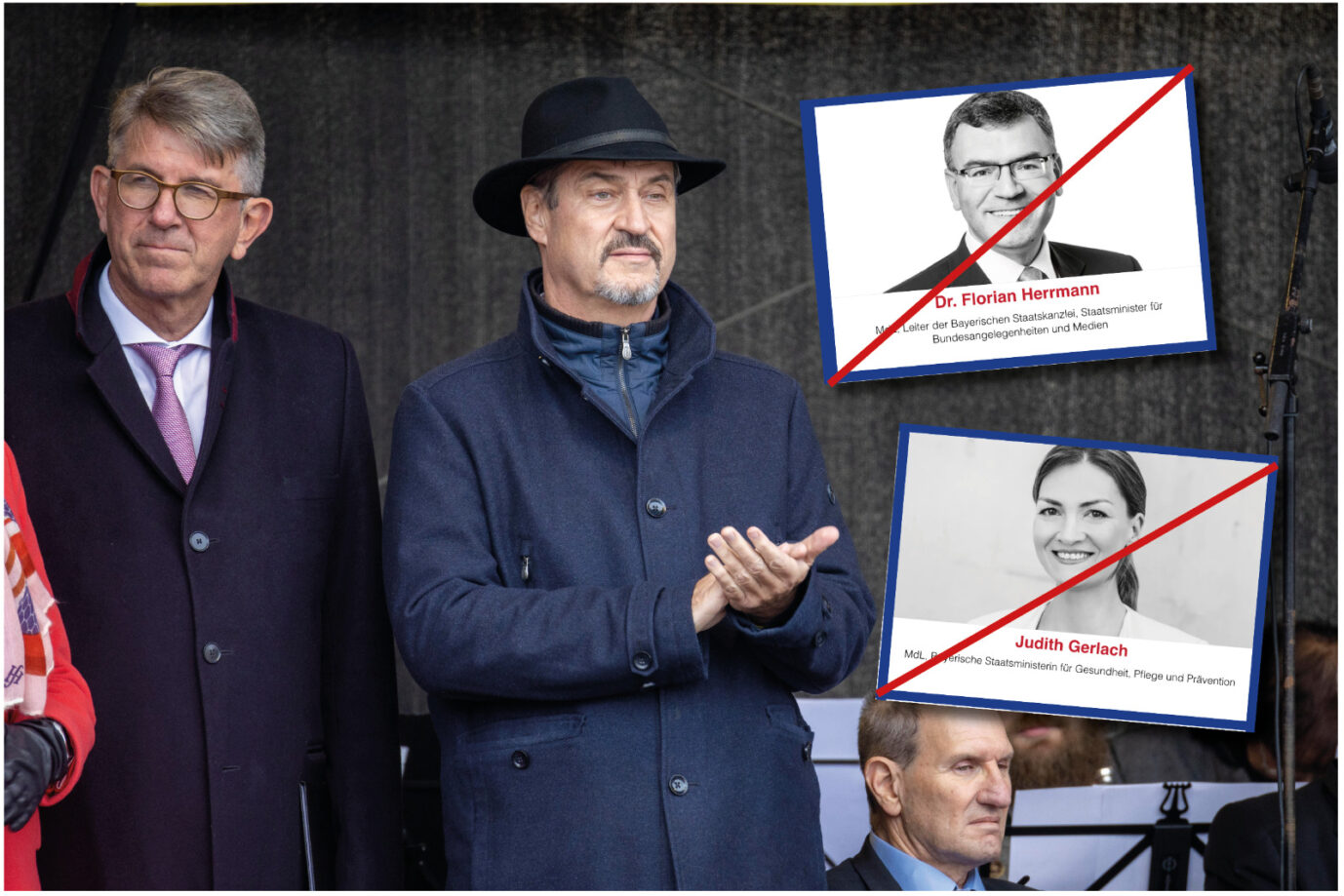 Das Bild zeigt Weimer und Söder.