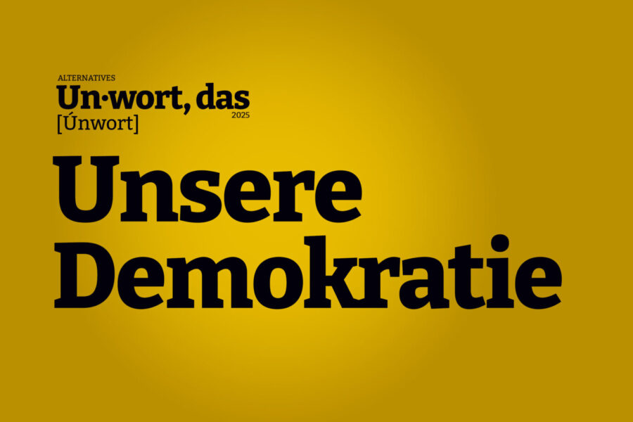 „Unsere Demokratie“ ist das Unwort des Jahres: Abertausende Nutzer beteilgten sich. Foto: JF