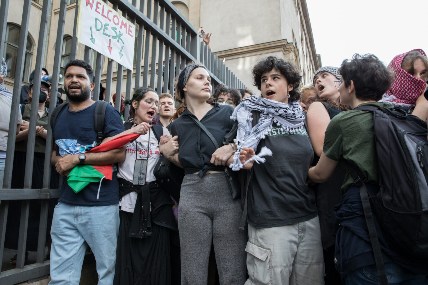 Tumulte während der Räumung eines propalästinensischen Besatzungscamps an der HU Berlin: In diesem Gewand tritt ein neuer Antisemitismus an den Hochschulen hervor. (Themenbild)