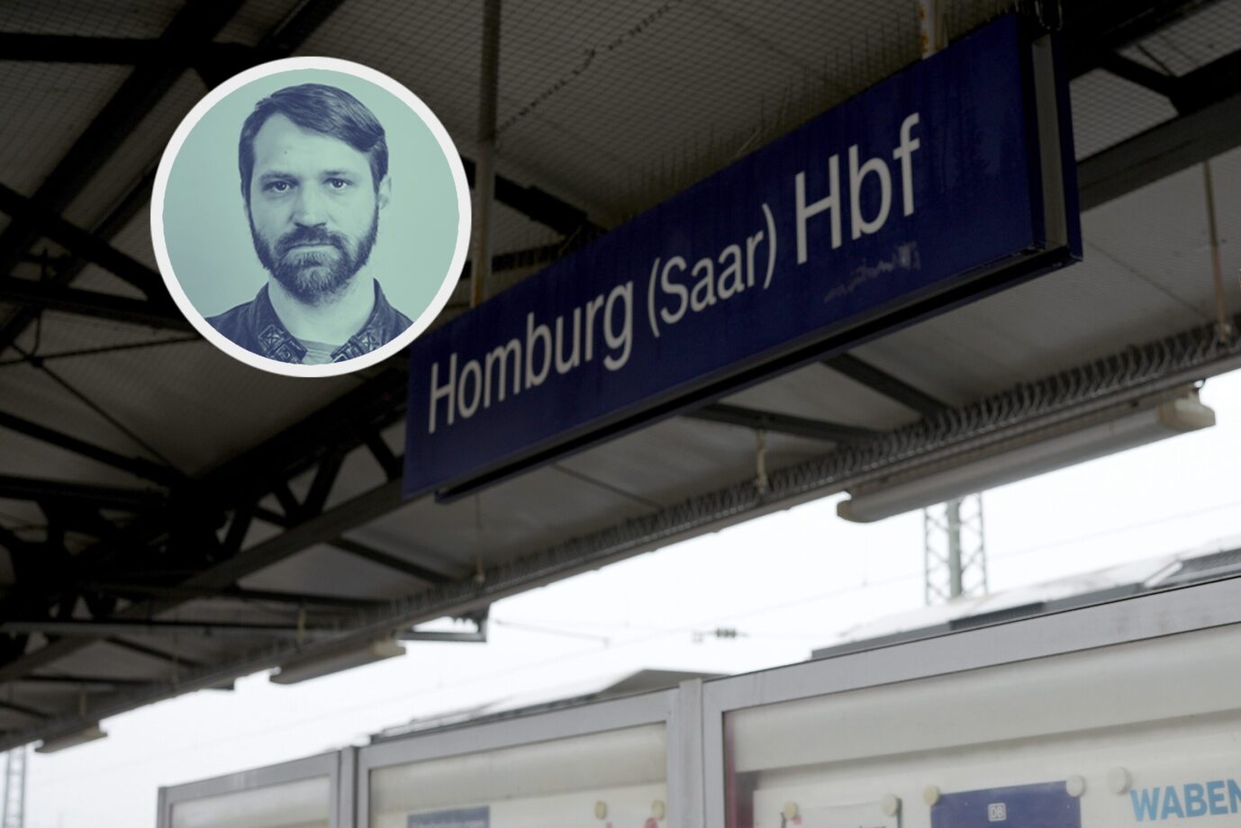 Bahnhof in Homburg: Unglaubliche Zustände im Verkehr. Foto: picture alliance/dpa | Patrick von Frankenberg