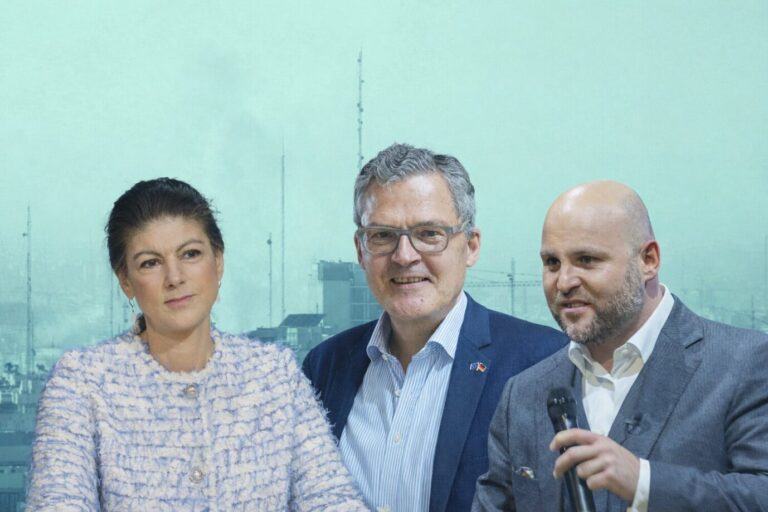 BSW-Gründerin Sahra Wagenknecht, CDU-Außenpolitiker Roderich Kiesewetter und AfD-Bundestagsfraktionsvize Markus Frohnmaier: Reagieren auf den Angriff gegen den Iran. (Themenbild/Collage