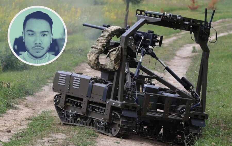Die Ukraine setzt im Kampf gegen Rußland mehr und mehr auf unbemannte Bodendrohnen, die als Kampfroboter dienen.