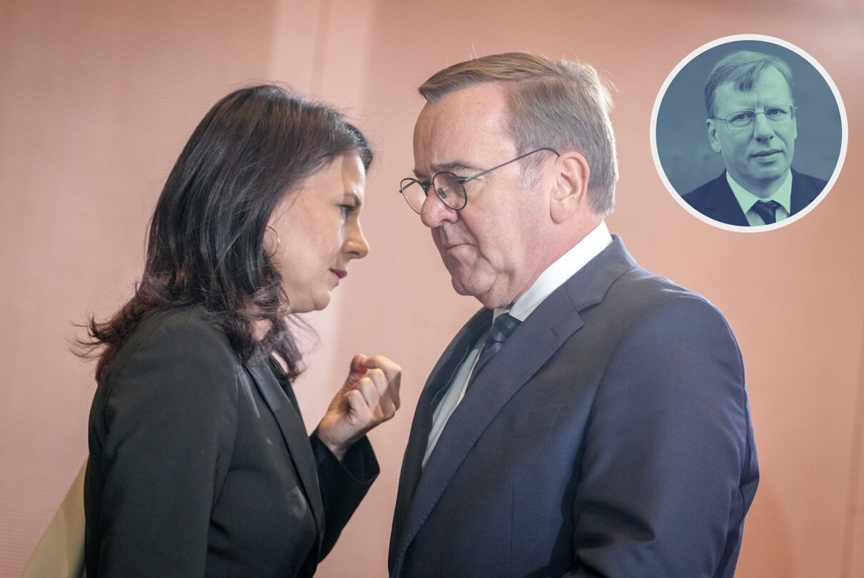 Ex-Außenministerin Annalena Baerbock (Grüne) und Bundesverteidigungsminister Boris Pistorius (SPD) sind Sinnbilder des Eliten-Problems der Bundesrepublik.