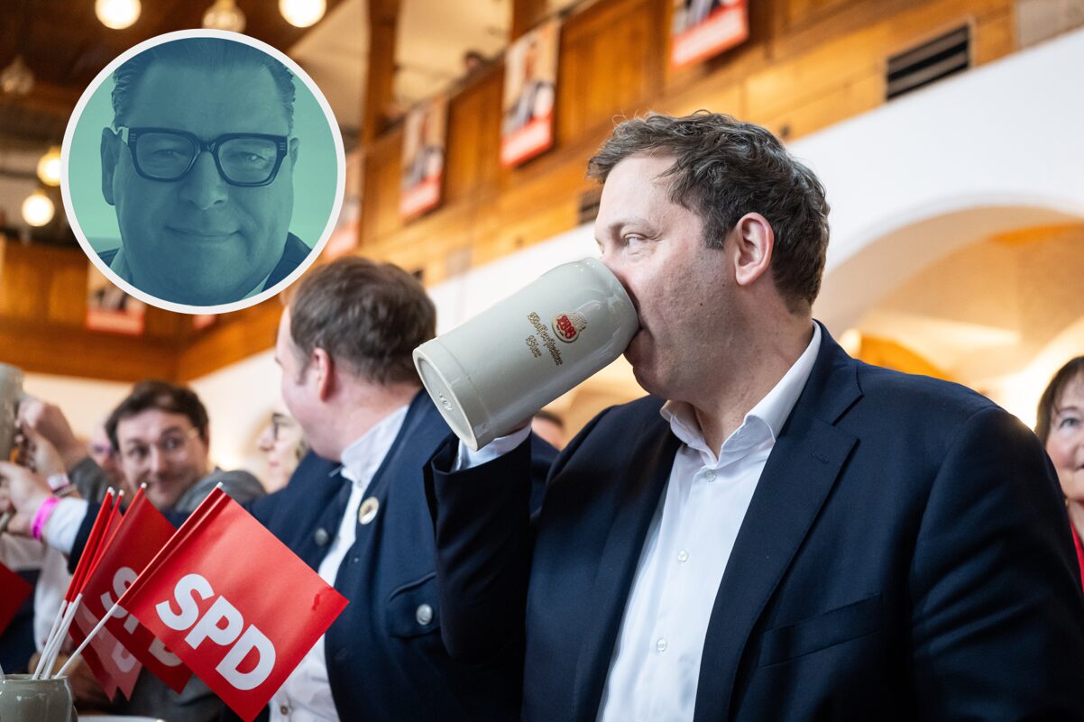 Ob Bundesfinanzminister Lars Klingbeil (SPD) am Politischen Aschermittwoch an andere Dinge als die Erhöhung der Mehrwertsteuer dachte?