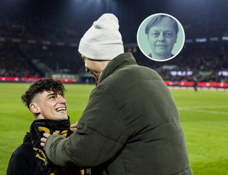 Am Spielfeldrand machte Schiri Kaiser seinem Freund einen medienwirksamen Heiratsantrag. Danach ging es bergab. Foto: IMAGO / Beautiful Sports International