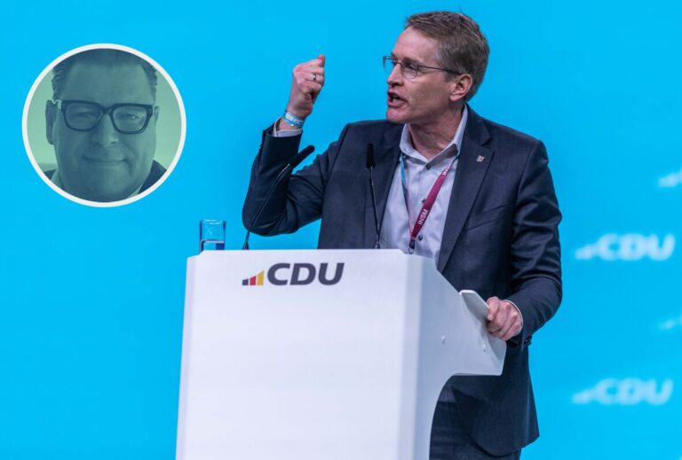 Schleswig-Holsteins Ministerpräsident Daniel Günther (CDU) wirbt engagiert für eine "Zuckersteuer".