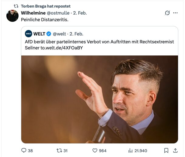  Was wirklich hinter dem AfD-Auftrittsverbot für Martin Sellner steckt