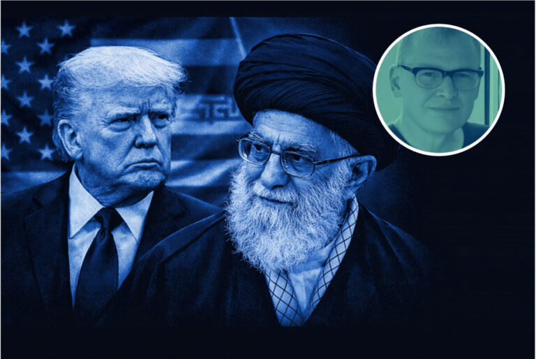 US-Präsident Donald Trump und Irans Oberster Führer, Ajatollah Chamenei: Ein Kräftemessen mit ungewissem Ausgang. Fotos: picture alliance / ZUMAPRESS.com | Hasan Mrad /// privat