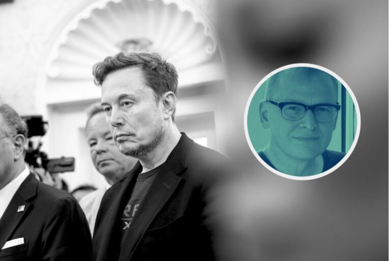 Tech-Milliardär Elon Musk im Weißen Haus: Im Streit um den Digital Service Act gibt ihm Washington Rückendeckung. (Themenbild)