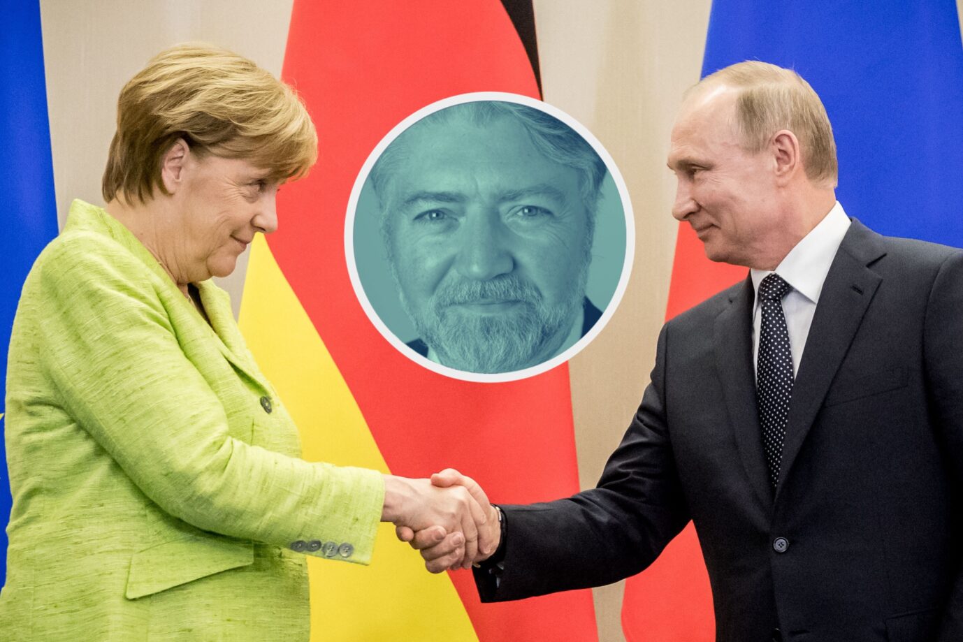 Bundeskanzlerin Angela Merkel (CDU) und Rußlands Präsident Wladimir Putin im Jahr 2017. Aus den Hoffnungen des Westens auf Zusammenarbeit auf Augenhöhe wurde nichts. (Themenbild/Collage)