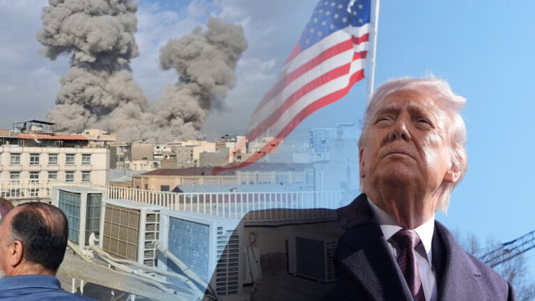 Am Samstag starteten die USA gemeinsam mit Israel Angriffe auf Irans Hauptstadt Teheran. In einer acht Minuten langen Rede erklärt Trump die Gründe. Foto: picture alliance / ASSOCIATED PRESS | Uncredited / IMAGO / Newscom / AdMedia