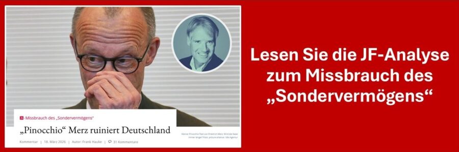 Friedrich Merz (CDU) und der Missbrauch des Sondervermögens.