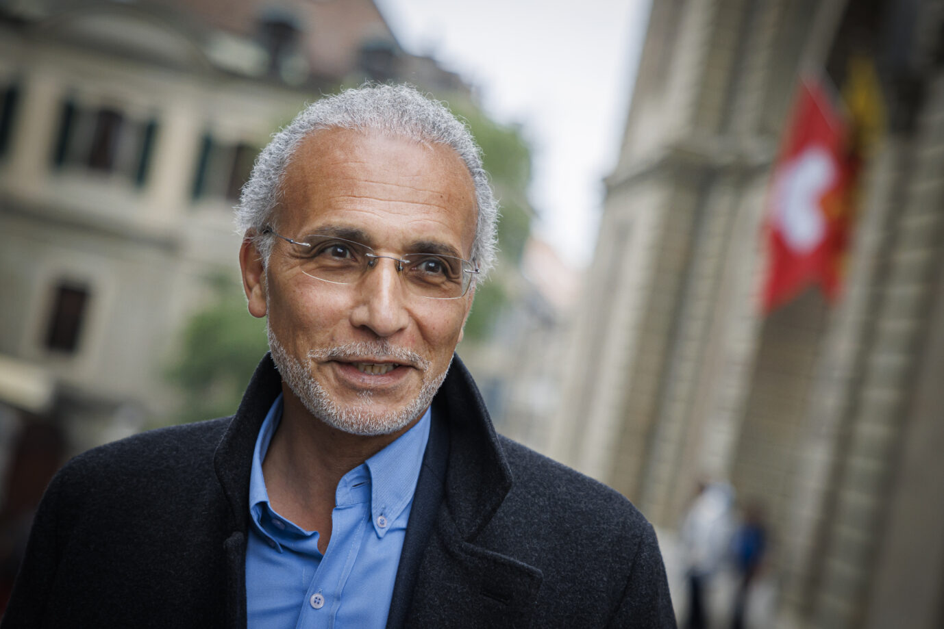 Gilt unter Islam-Kennern als umstritten: Tariq Ramadan wurde zu 18 Monaten Haft verurteilt. Foto: picture alliance/KEYSTONE | Valentin Flauraud