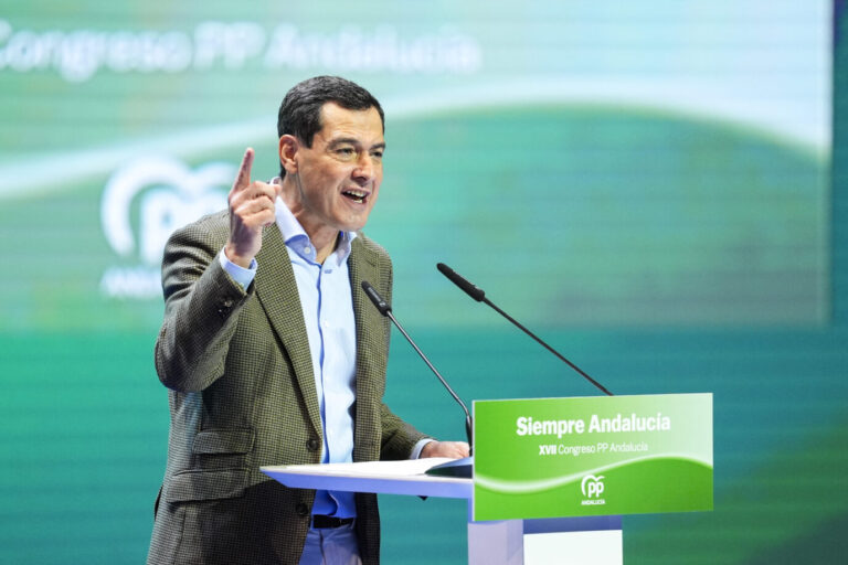 Der Regierungschef von Andalusien, Juan Manuel Moreno: Gegen ihn haben die Sozialisten keine Chance. (Themenbild)