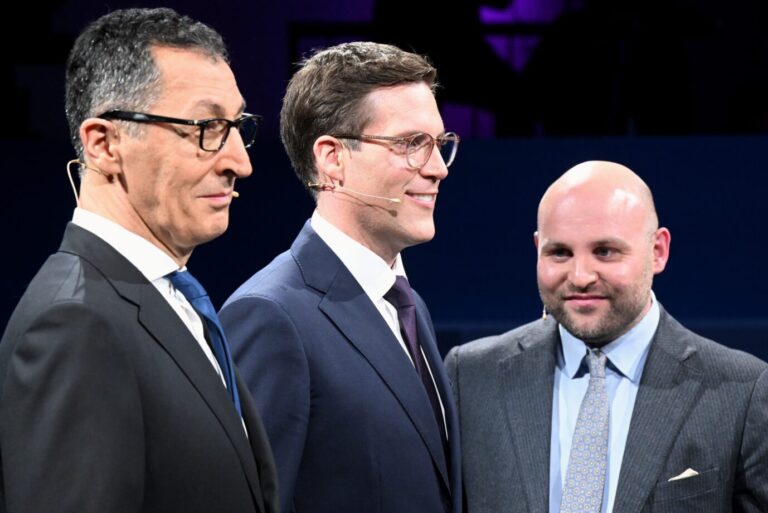 Die meisten Abschiebungen scheitern: Die drei Ministerpräsidenten-Kandidaten für Baden-Württemberg im TV-Triell: Cem Özdemir (Grüne), Manuel Hagel (CDU) und Markus Frohnmaier (AfD).