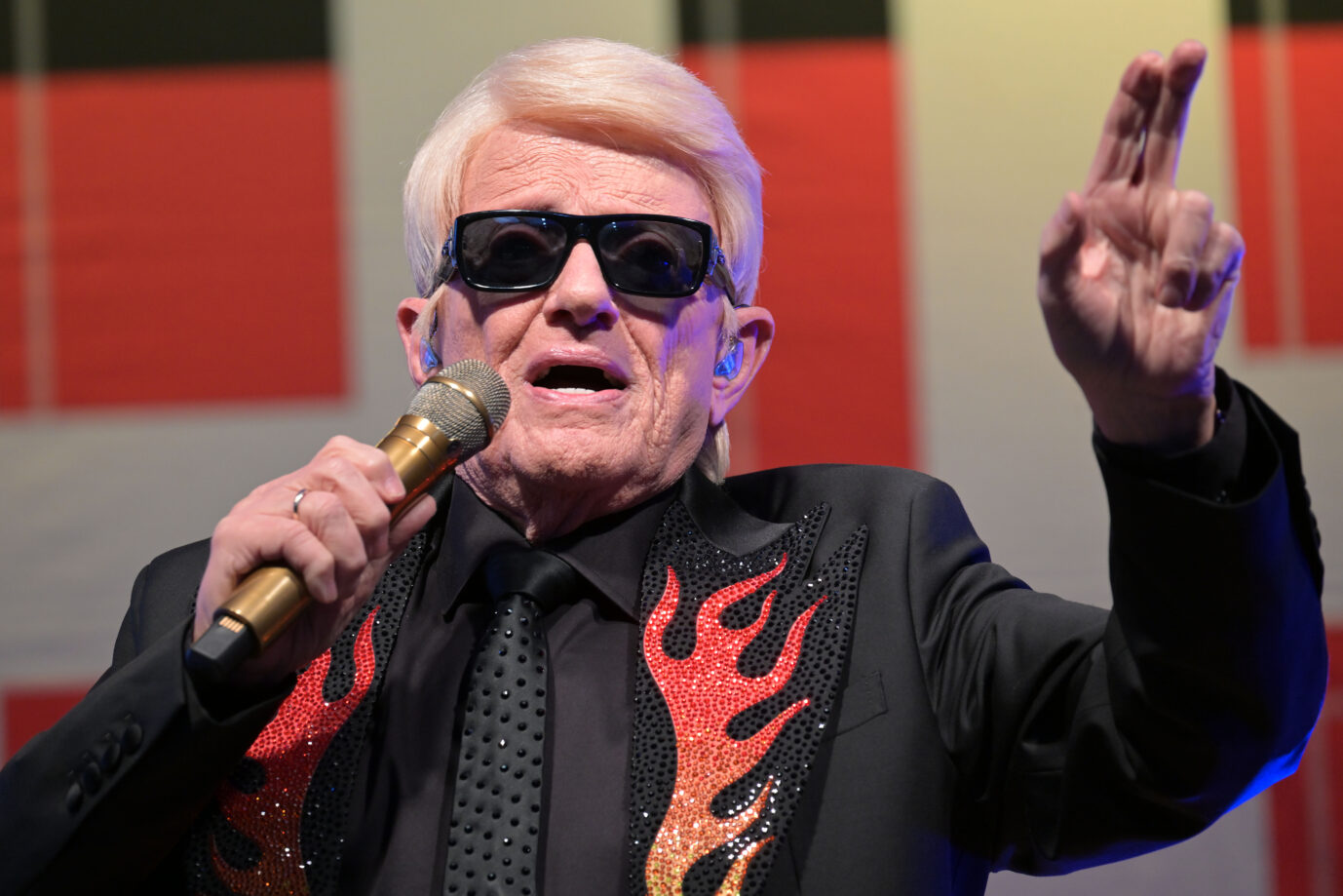 Heino in Bad Belzig: „Wir wollen einen fröhlichen Abend verbringen – ohne Störungen.“ Foto: picture alliance/dpa | Michael Bahlo