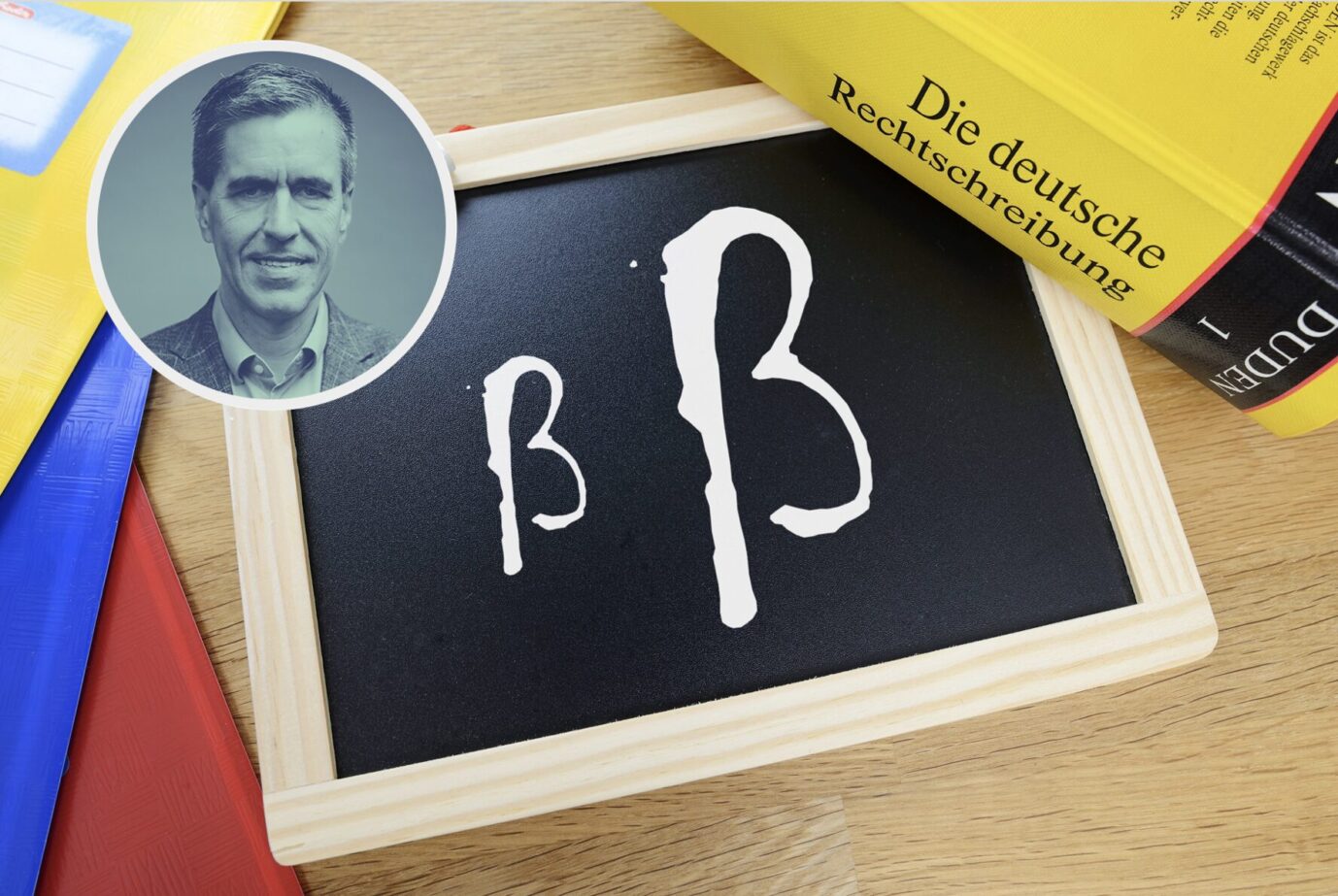 Das Esszett auf einer Schultafel: Auch die jüngeren Leser im Blick haben. Foto: IMAGO / Christian Ohde