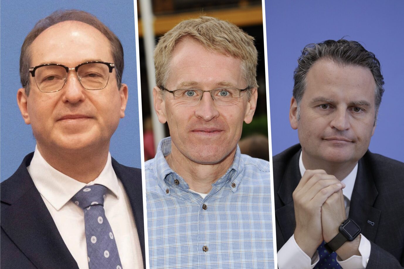 Drei Gesichter stehen nebeneinander: Bundesinnenminister Alexander Dobrindt (CSU), Schleswigs Ministerpräsident Daniel Günther (CDU) und der stellvertretende Vorsitzende der Unionsfraktion im Bundestag, Günter Krings (CDU) wollen eine Klarnamenpflicht im Netz.