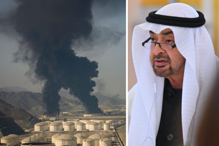 Der Präsident der Vereinigten Arabischen Emirate, Scheich Mohammed bin Sajed Al Nahjan