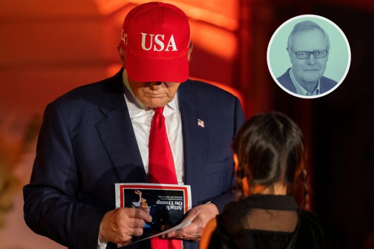 Das Bild zeigt US-Präsident Donald Trump.