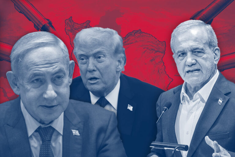 Israels Premier Netanjahu, US-Präsident Trump und Irans Präsident Peseschkian: Wer behält die Oberhand?