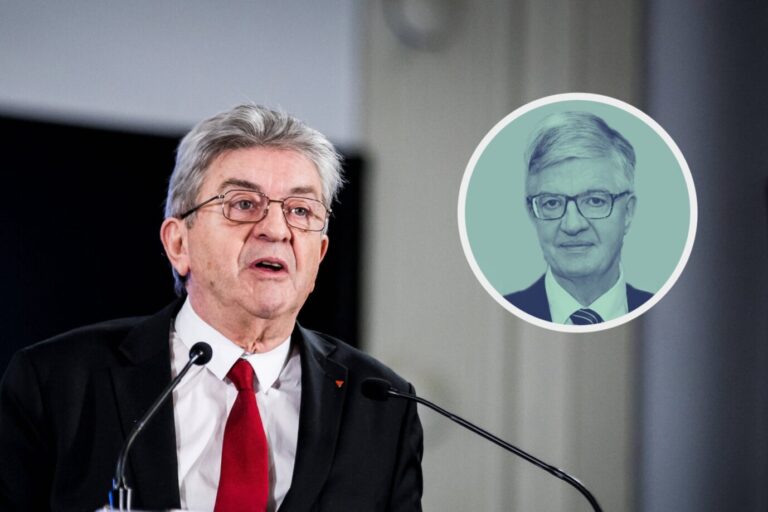 Der Anführer der französischen Linken, Jean-Luc Melenchon (l.): Vor allem seine Bewegung La France insoumise profitierte von den Stichwahlen in Frankreich. (Themenbild)