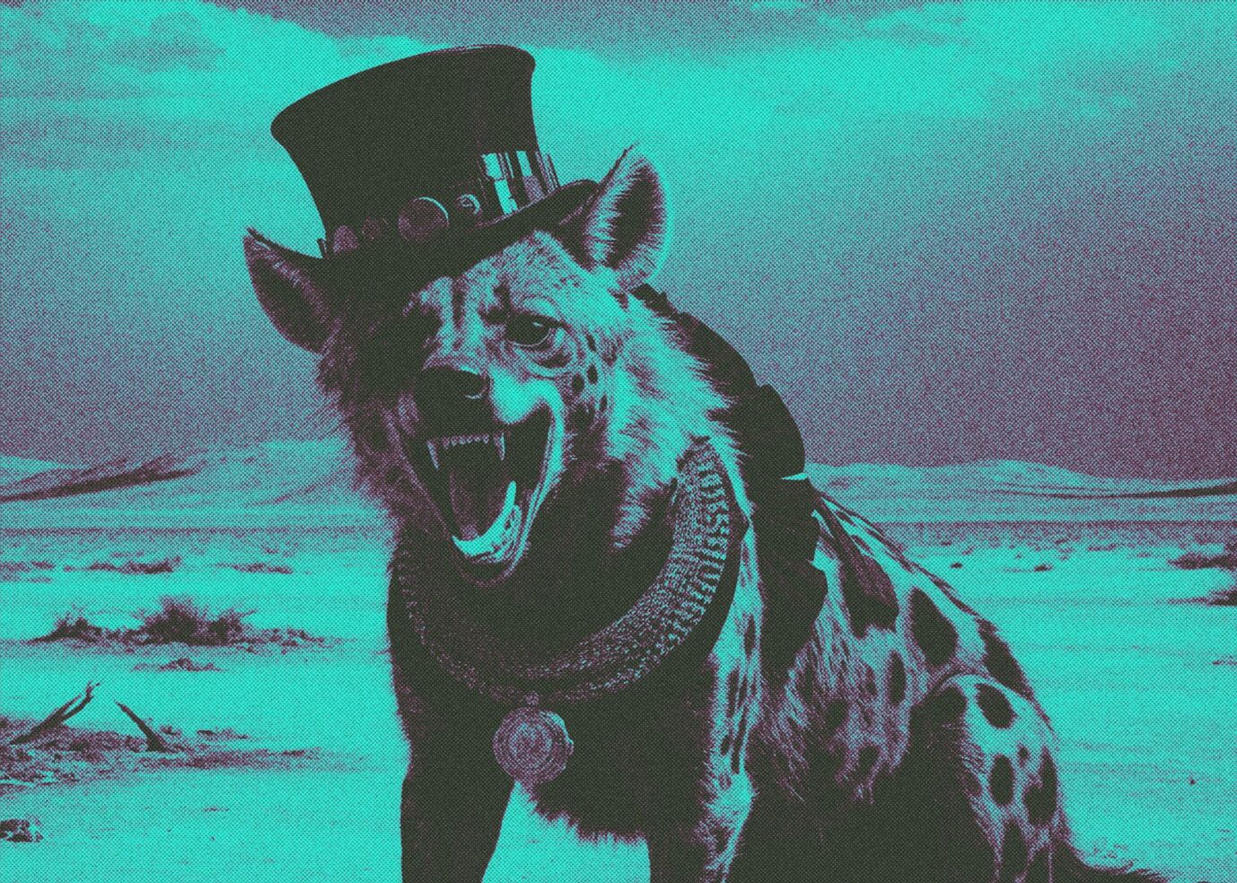 Die rechte Hyäne als Logo von „Über Rechts“ ist schon das gemeinste, was von den Machern kommt. Foto: „Über Rechts“