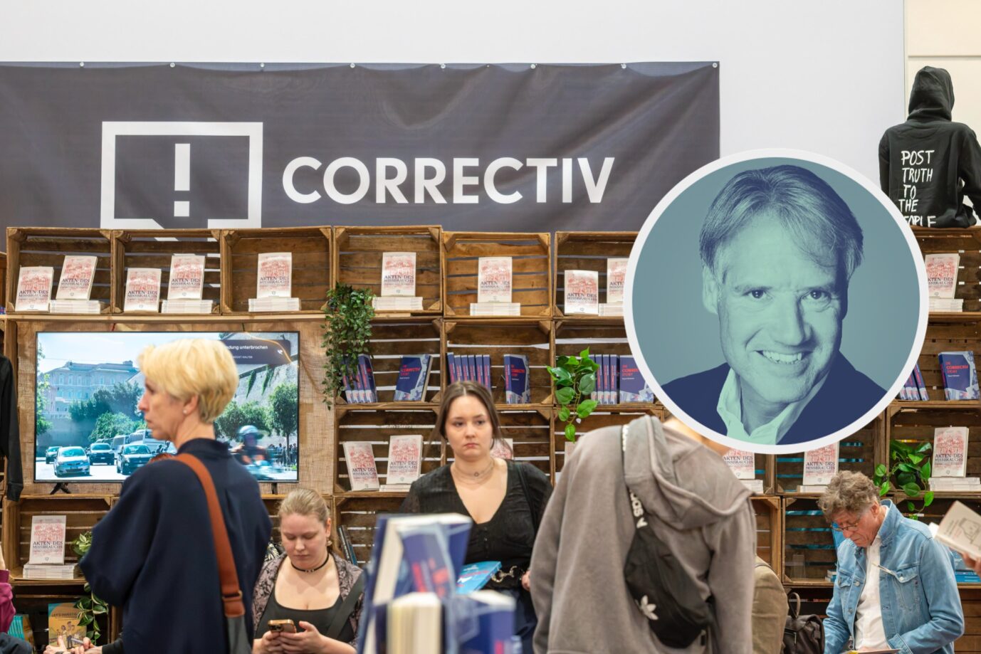 Das selbsternannte Recherchekollektiv „Correctiv“ auf der Leipziger Buchmesse: Das Geld fließt weiter an den Verein. (Themenbild)